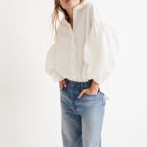 Madewell Balloon Sleeve Blouse